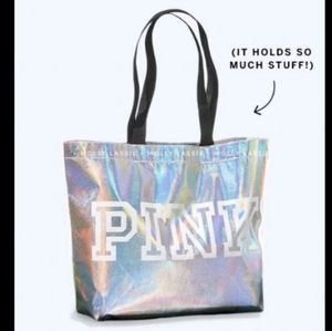 Pink Vs bundle 2 totes Reusable